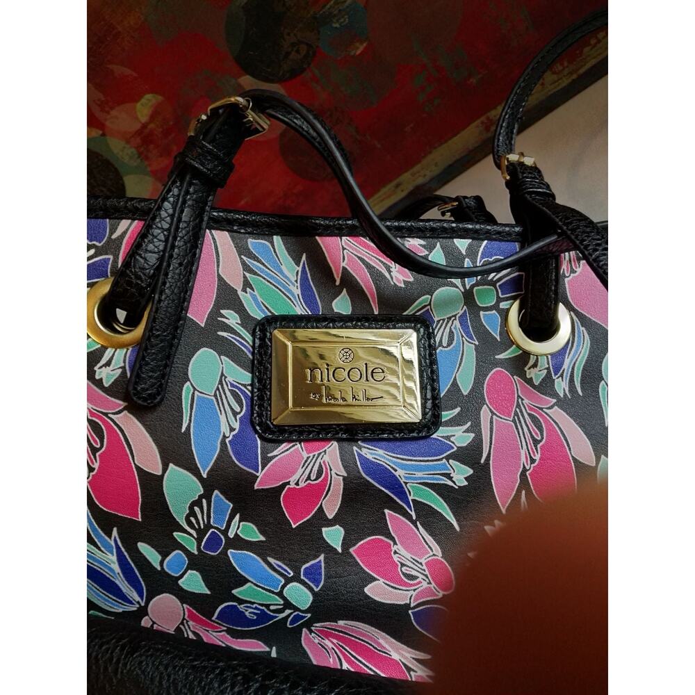 Nicole by Nicole Miller Leather Tote